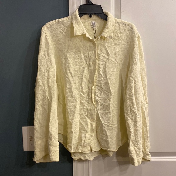 Toteme Wide Sleeve Crepe Blouse - Picture 2 of 7